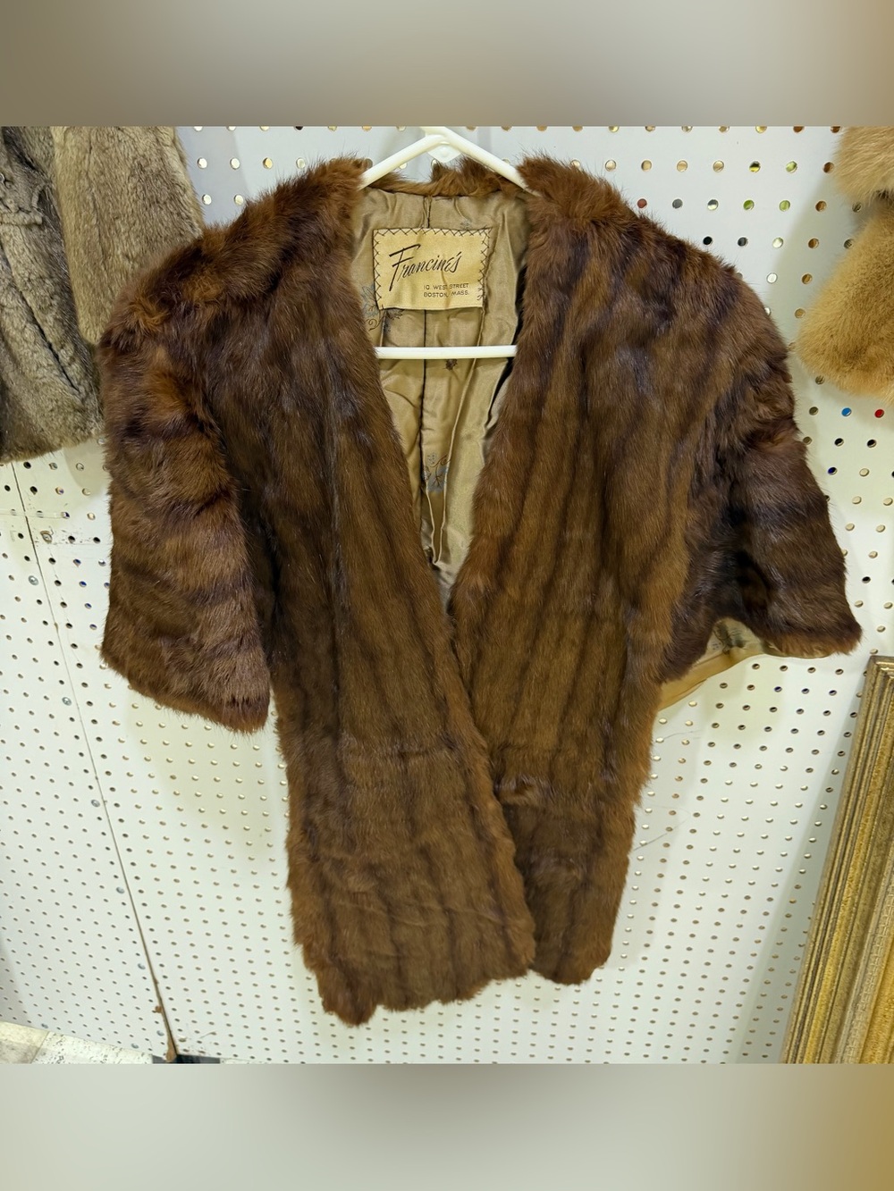 Vintage Furs By Francis Women’s Brown Mink Wrap